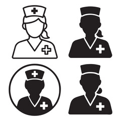 nurse icon Vector Illustration Design