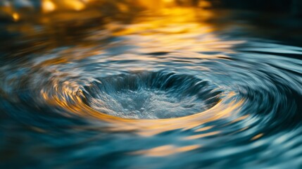 55.Close-up view of a bubbling whirlpool, pristine water swirling gently, illuminated by soft, warm lighting in a tranquil spa setting