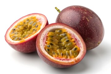 passionfruit isolated on white background