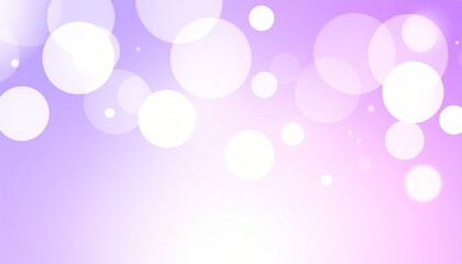 Vibrant abstract bokeh circles on purple background.