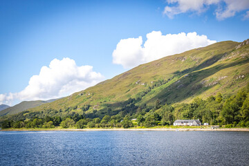 loch linnhe, mountains near fort william, scotland, loch, lake, uk