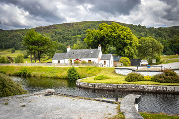 caledonian canal, neptun's staircase, highlands, boats, scotland, uk © Andrea Aigner