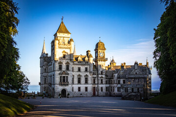 dunrobin castle, scotland, north coast 500, nc500, uk, europe