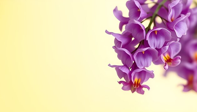 Canary Yellow FFFF and Wisteria Purple CCD