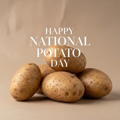 Celebrate National Potato Day with a vibrant display of fresh potatoes, perfect for recipes and culinary creations