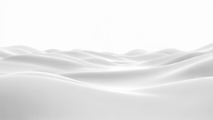 Abstract white landscape