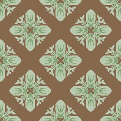 Ikat Seamless Pattern • Bohemian Textile Design • Traditional Fabric Texture • Digital Background for Print and Crafts