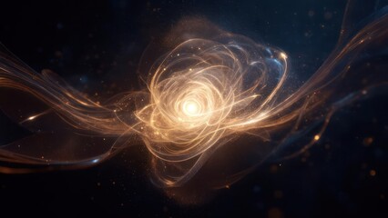 Abstract swirling energy