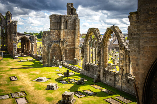 elgin cathedral, ruins, landmark, morayshire, scotland, uk, europe, church