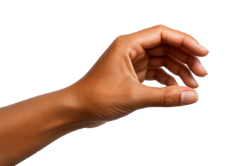 A graceful hand of a woman reaching out, showcasing smooth skin and delicate fingers.