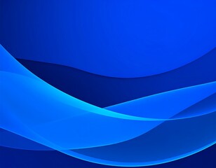 Abstract blue waves