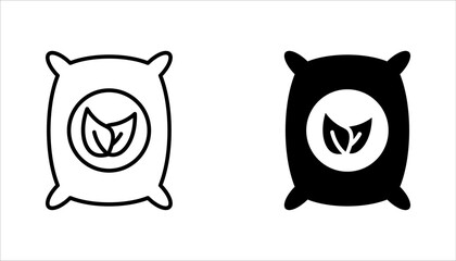 fertilizer icon set. Thin line fertilizer icon from agriculture and farm collection. vector illustration on white background