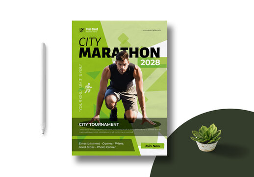 Running Events Flyer Template