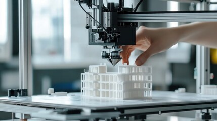 3D printed building model