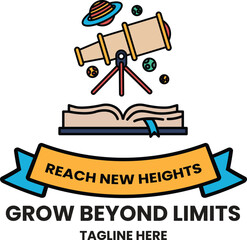 A logo for a company that is about reaching new heights