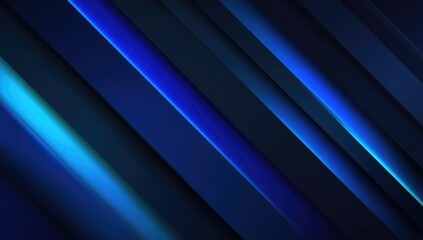Abstract diagonal lines, vibrant blue and dark tones
