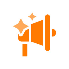 ai marketing orange icon