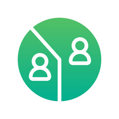 segmentation gradient icon