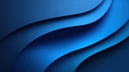 Abstract Layered Blue Design Background