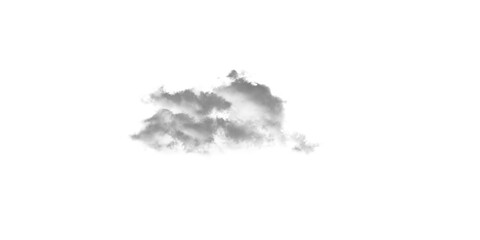 A gray abstract shape with jagged edges is centered against a black background in a simple composition