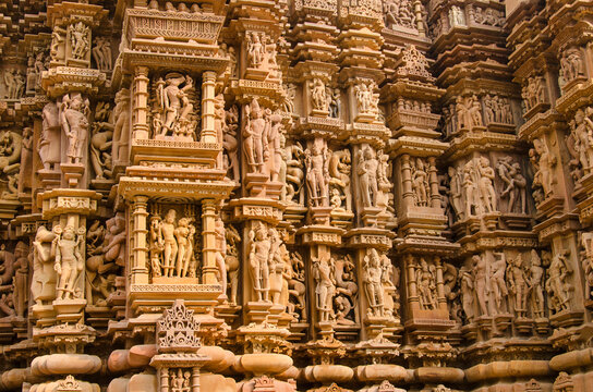 Devi Jagadamba or Devi Jagadambika temple, built by the rulers of the Chandella dynasty between the 10th and the 12th centuries, Khajuraho, Madhya Pradesh, India. UNESCO World Heritage site.
