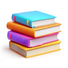 Stack of colorful books (14)