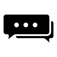 chat box gliph icons