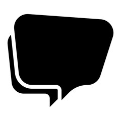 chat box gliph icons