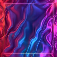 Obraz premium multilayered tactile textures and vibrant gradients framed by a soft glowing border elegant and immersive