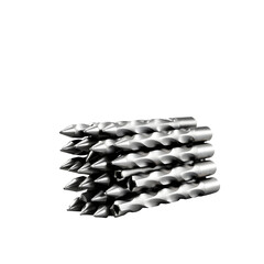 Pile of Metallic Twisted Auger Screws