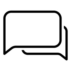 chat box line icon