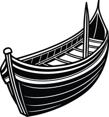 Vintage Boat Collection A collection of seven black and white outlined illustrations of various modern yachts and motorboats, each showcasing unique designs of luxury watercraft.	
