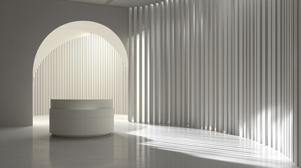 interior of a modern building