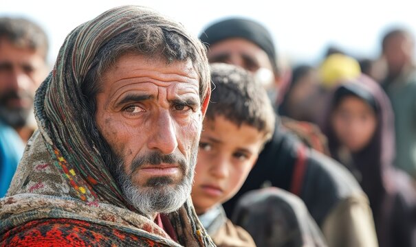 portrait of a man in a hood, Generative AI