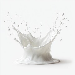 Milk splash, radiating outwards