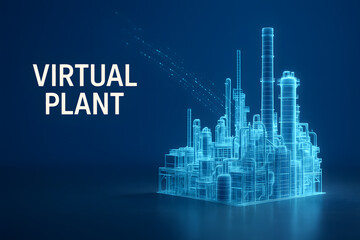 Holographic Industrial Factory Model for Manufacturing Process Visualization