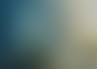 Abstract gradient background featuring blend of calming bluegreen and beige colors with smooth transition.
