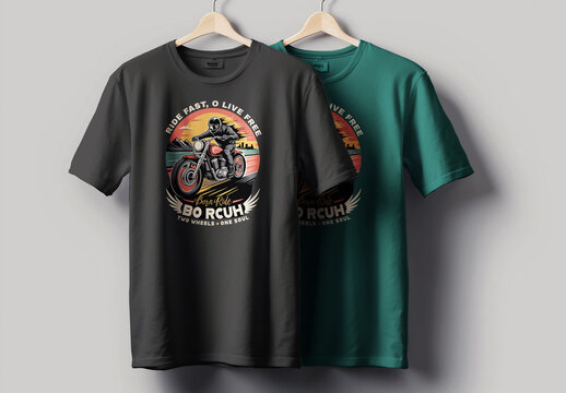 Bike Race T Shirt Design Template