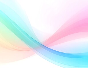 Fototapeta premium Abstract pastel waves
