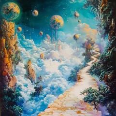 Dreamscapes Unbound An open vista of evershifting landscapes that defy gravity and logic boundless and imaginative