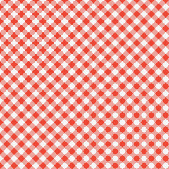 vector pattern of red picnic cooking tablecloth 