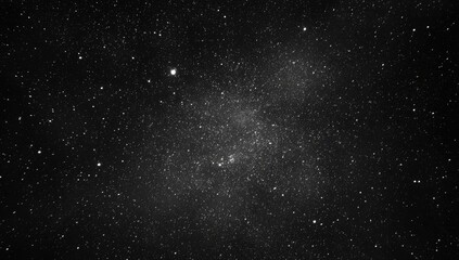 Fototapeta premium Starry night sky, faint nebula