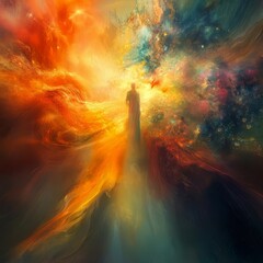 Dreamscape Sonata A surreal composition of light and color that sings like a celestial symphony rhythmic and inspiring