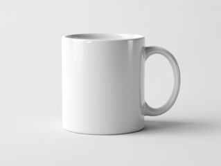 Blank white mug, simple design
