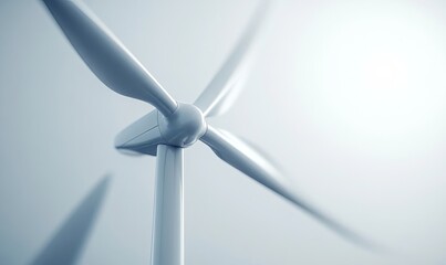Engineers collaborating on a high-tech project to design efficient clean energy networks, focusing on integrating wind turbines to create sustainable power generation solutions, Generative AI