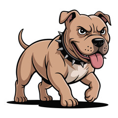 Obraz premium English Bulldog cartoon vector art