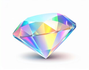 Generated image 10月の誕生石　虹色に輝くオパールの宝石