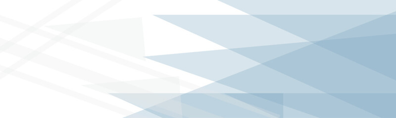 A clean and modern abstract background featuring a subtle gradient and a geometric pattern of transparent, overlapping triangles in shades of light blue and white.