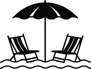 chaise lounge on the beach