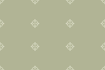 seamless green olive Ikat damask pattern wallpaper backdrop